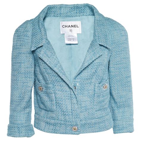 chanel blue jacket|chanel jacket clearance.